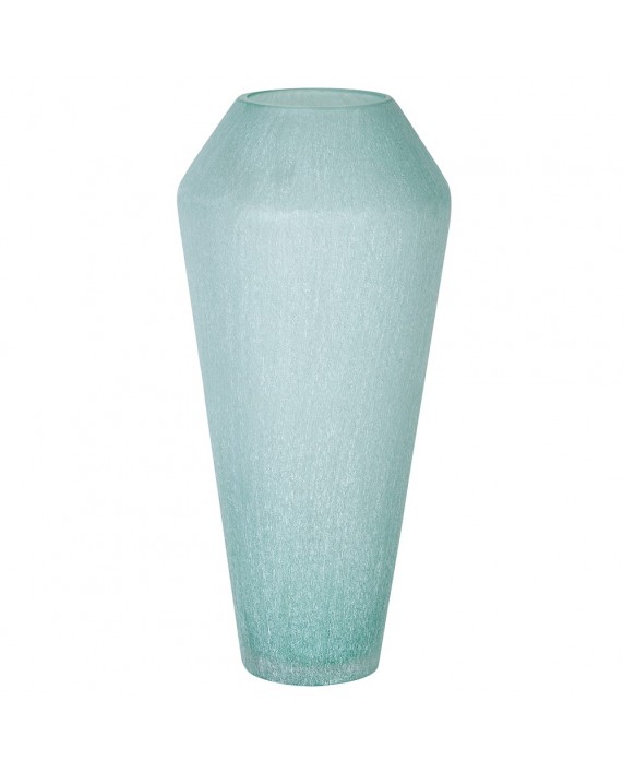 Matinio stiklo vaza „Soft Green“