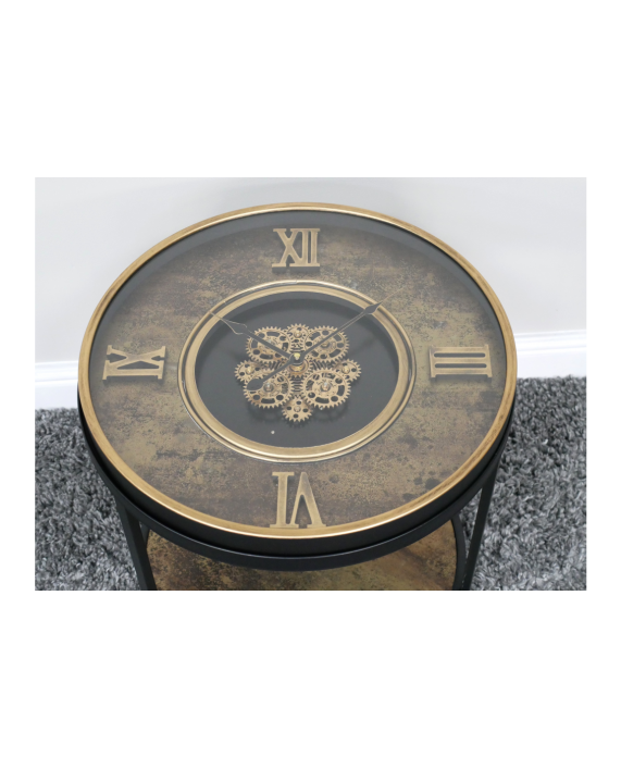Šoninis staliukas "Clock With Cogs"