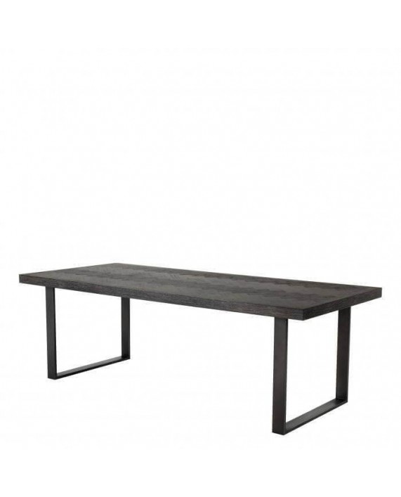 Stačiakampis valgomojo stalas „Melchior Charcoal“