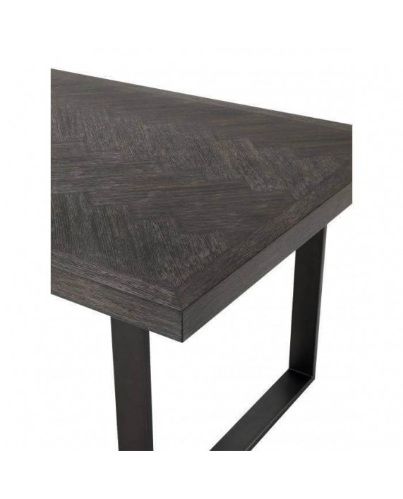 Stačiakampis valgomojo stalas „Melchior Charcoal“
