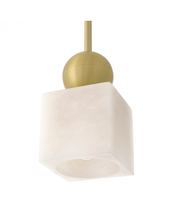 Šviestuvas "Etruscan Square Light brass"