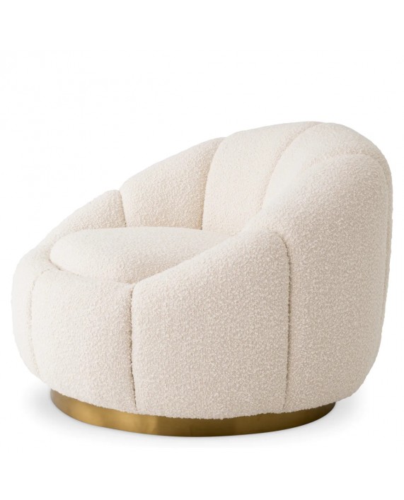Fotelis "Inger" (bouclé cream)