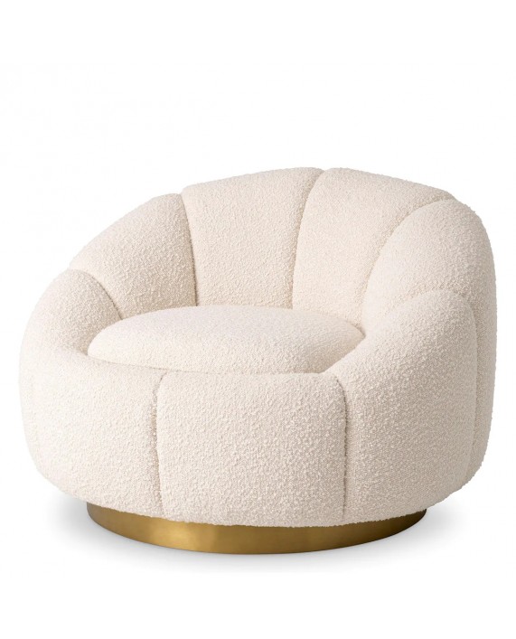 Fotelis "Inger" (bouclé cream)