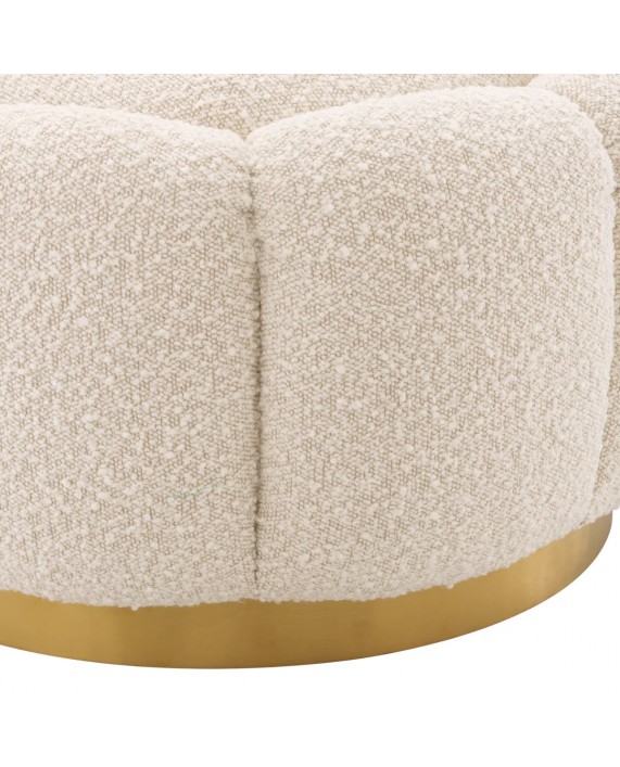 Pufas "Inger" (bouclé cream)