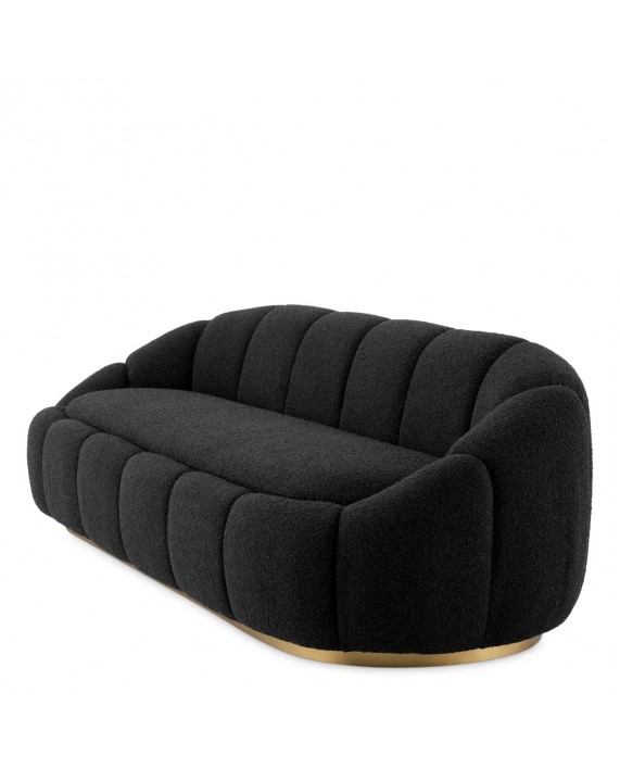 Sofa "Inger" (bouclé black)