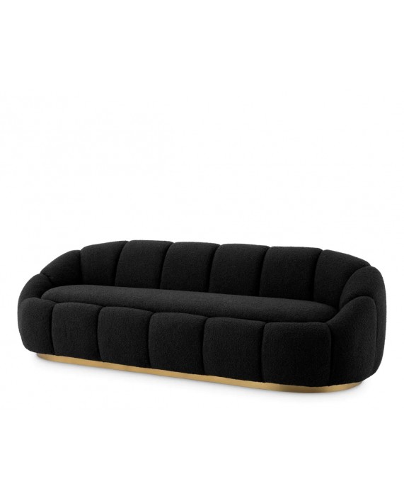 Sofa "Inger" (bouclé black)