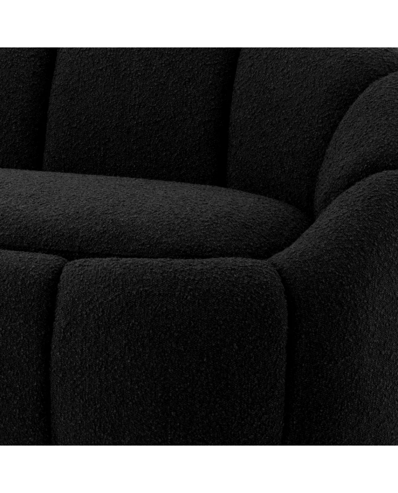 Sofa "Inger" (bouclé black)