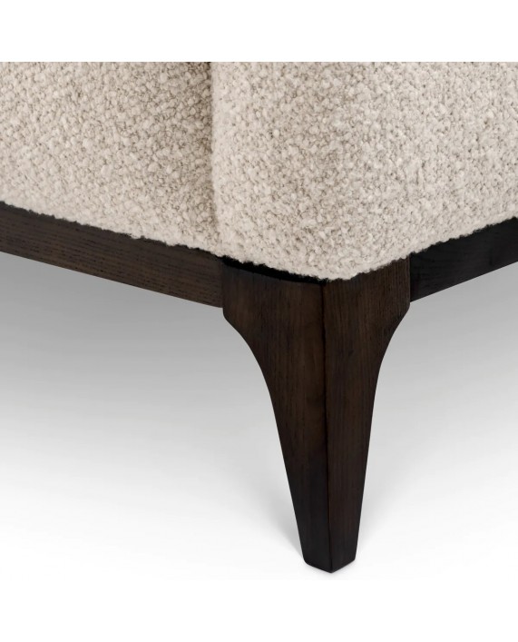 Sofa "Brannan" Bouclé chalk white