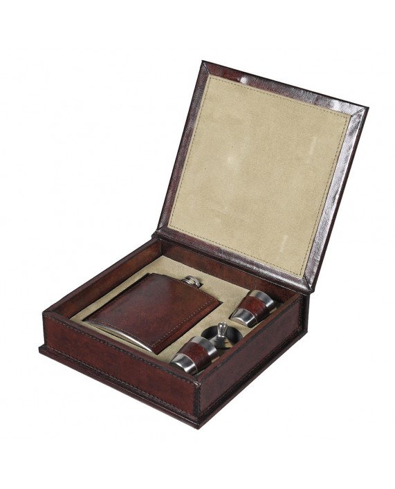 Gertuvės rinkinys "HIP FLASK/BROWN"