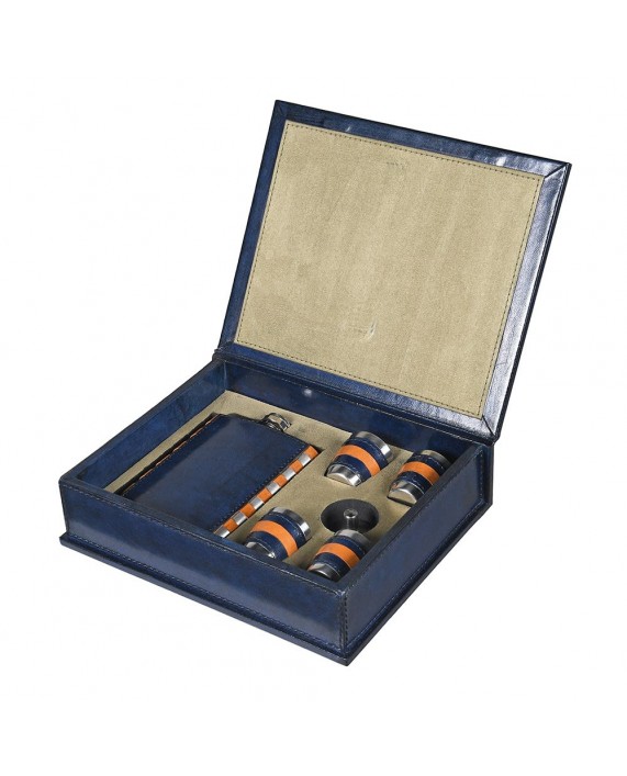 Gertuvės rinkinys "HIP FLASK/BERKS BLUE"
