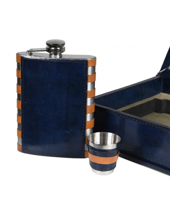 Gertuvės rinkinys "HIP FLASK/BERKS BLUE"