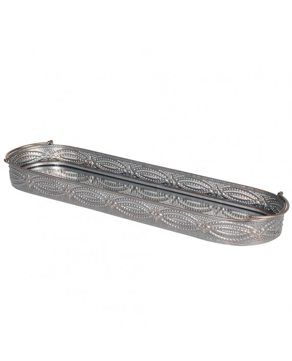 Padėklas "Oblong Metal/mirror"