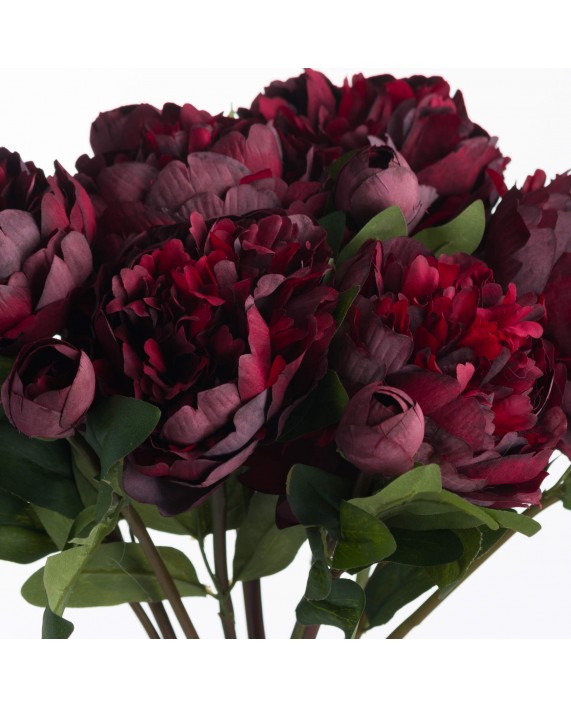 Dirbtinė gėlė "Peony Burgundy" 