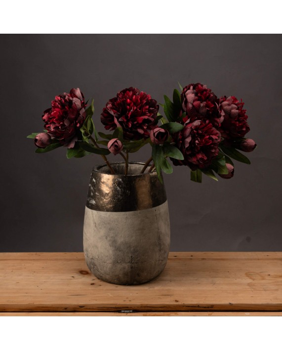 Dirbtinė gėlė "Peony Burgundy" 