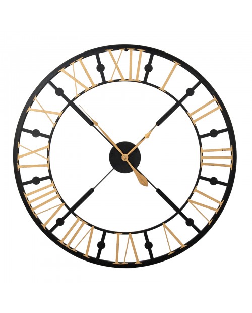 Laikrodis "Skeleton Black & Gold" Laikrodis "Skeleton Black & Gold"