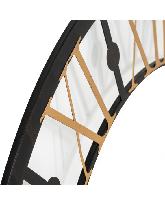 Laikrodis "Skeleton Black & Gold"