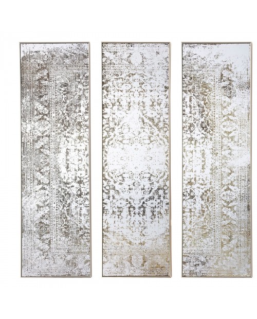 Veidrodinė sienos dėkoracija "Antiqued Trio"