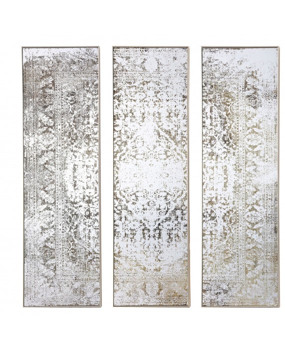 Veidrodinė sienos dėkoracija "Antiqued Trio"