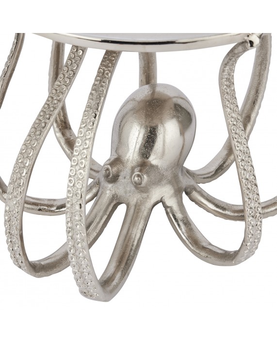 Padėklas/stovas užkandžiams su gaubtu "Silver Octopus"