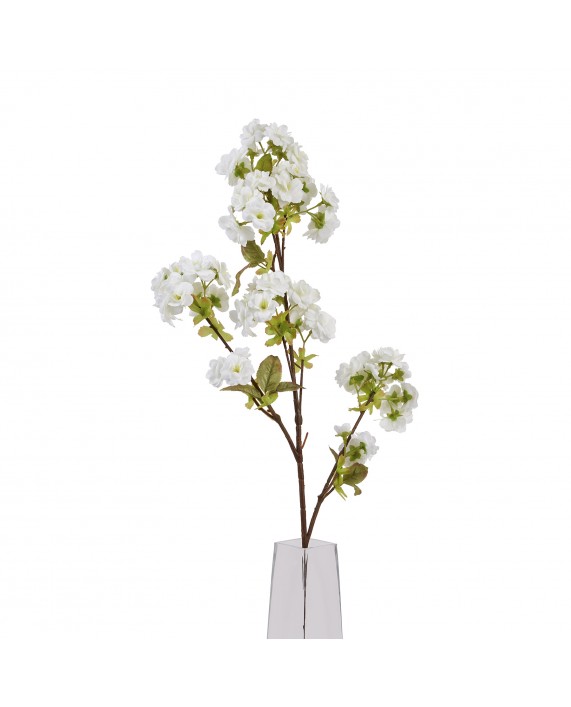 Dirbtinė žydinti šakelė "White Blossom"