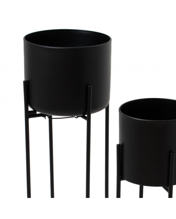Gėlių stovų komplektas "Matt Black" 