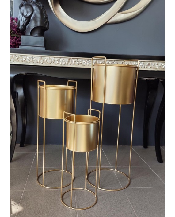 Gėlių stovas "Metal Gold"