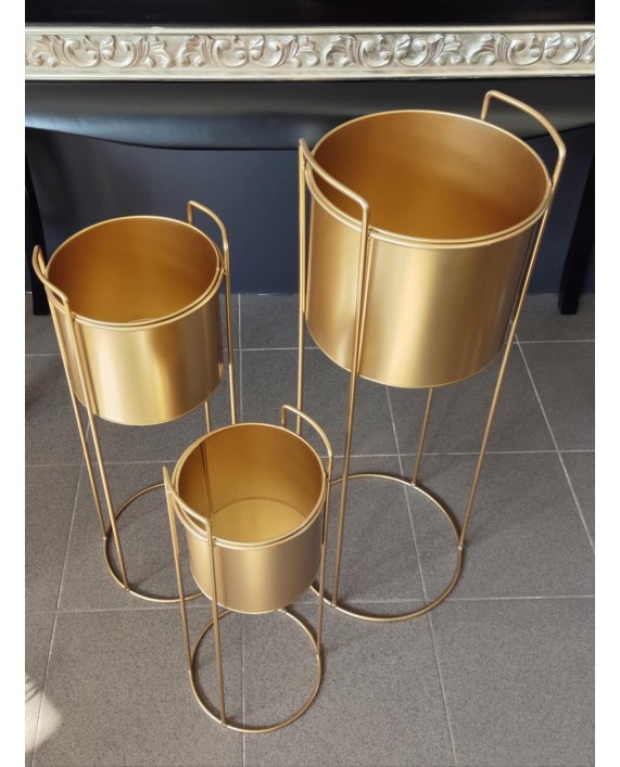 Gėlių stovas "Metal Gold"
