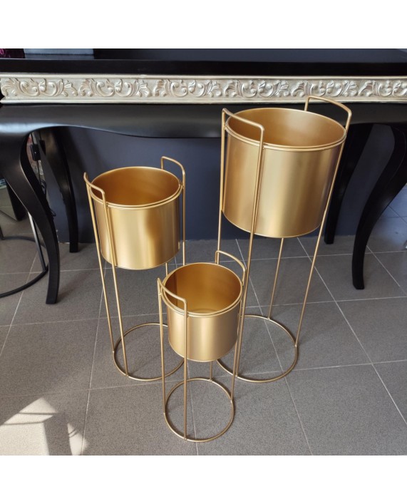 Gėlių stovas "Metal Gold"
