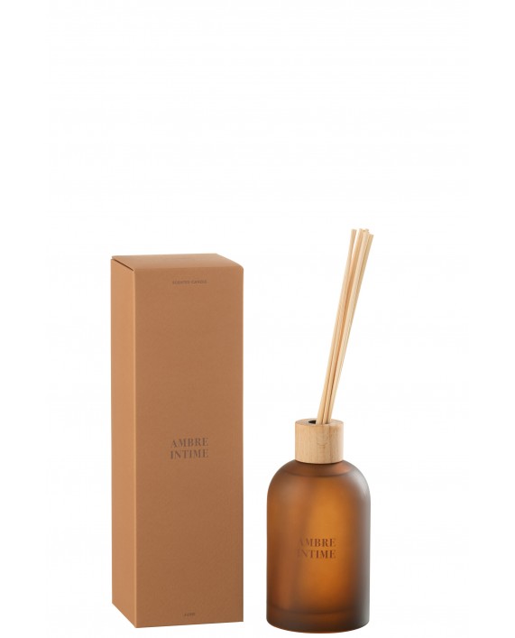 Aliejinis namų kvapas su lazdelėmis "Accords Essentiels Ambre Intime" 250ml