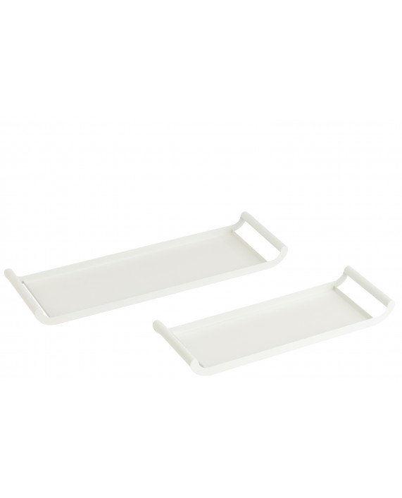 Padėklų komplektas "Metal White" 2vnt.