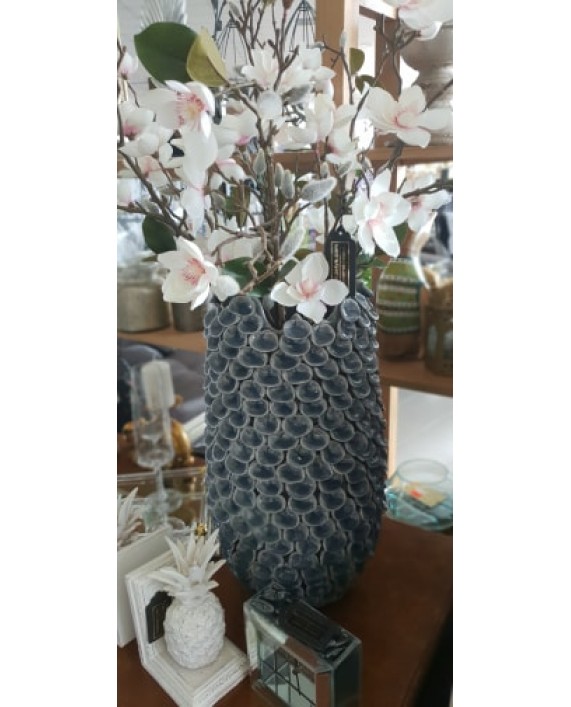 Keramikinė vaza "Leaf Grey"