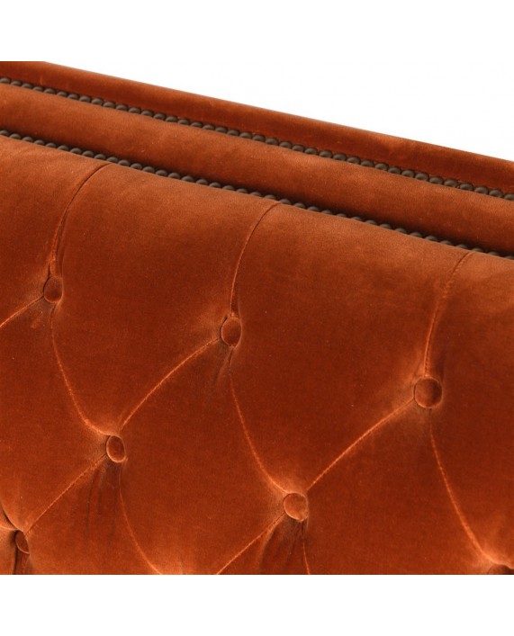 Sofa su miegamu mechanizmu "Dark orange"