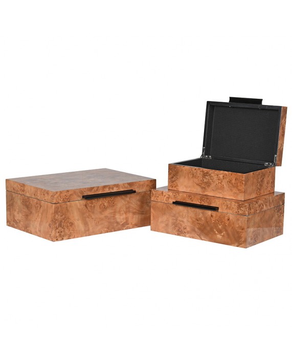 Dėžučių komplektas "Brown Marble" Dėžučių komplektas "Brown Marble"