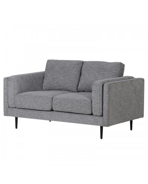 Pilka sofa "Speckle" (dvivietė)