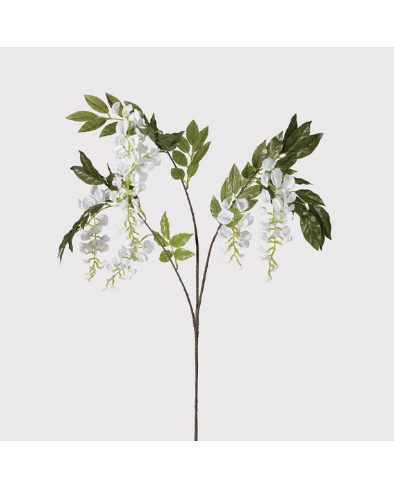 Dirbtinė gėlė "White Wisteria"