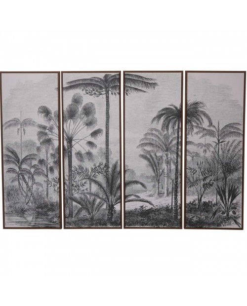 Paveikslas "Tropical Palm" (4 dalys)