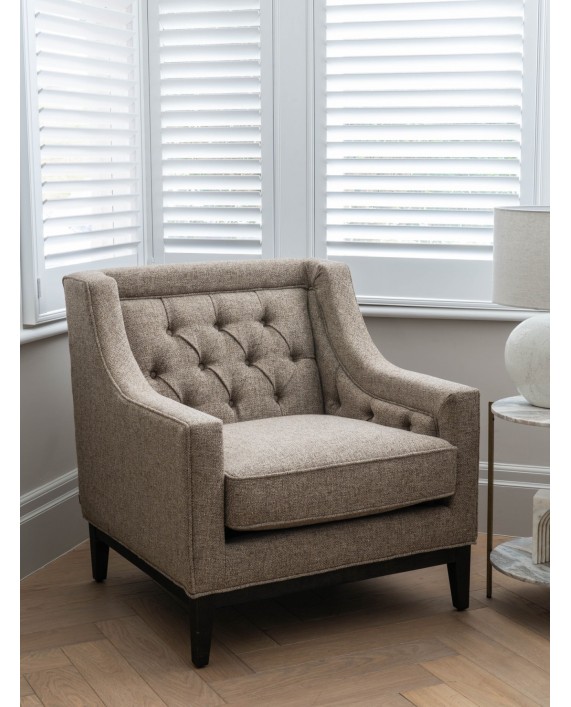 Fotelis "Theodore Dark Taupe" 