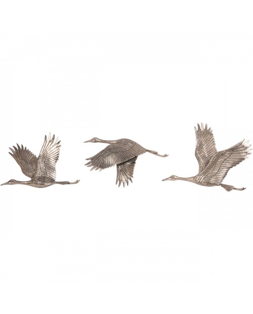 Sienos dekoracija "Crane Trio"