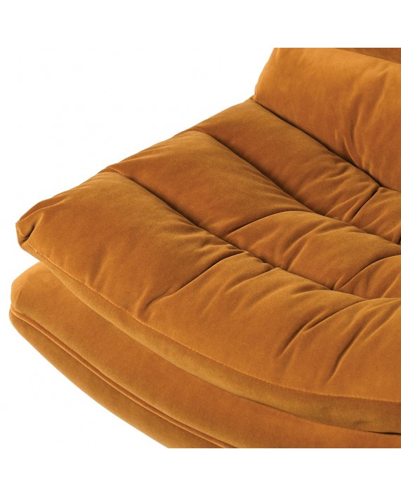 Ryškios spalvos fotelis "Mustard Swivel" su pasukamu mechanizmu