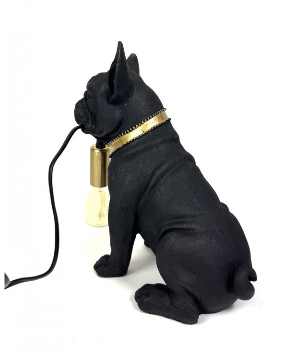 Stalinis šviestuvas - šuo "Black Pug"