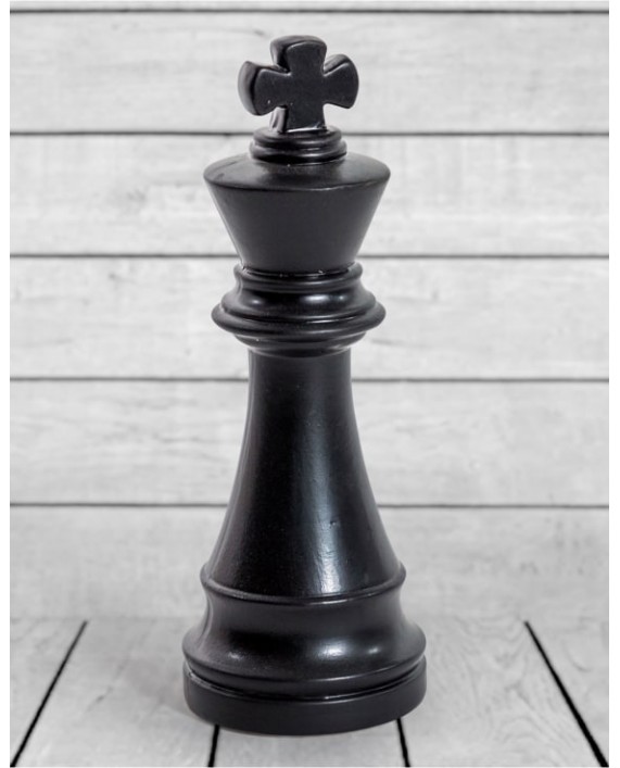 Šachmatų figūra "King Mat Black" Šachmatų figūra "King Mat Black"