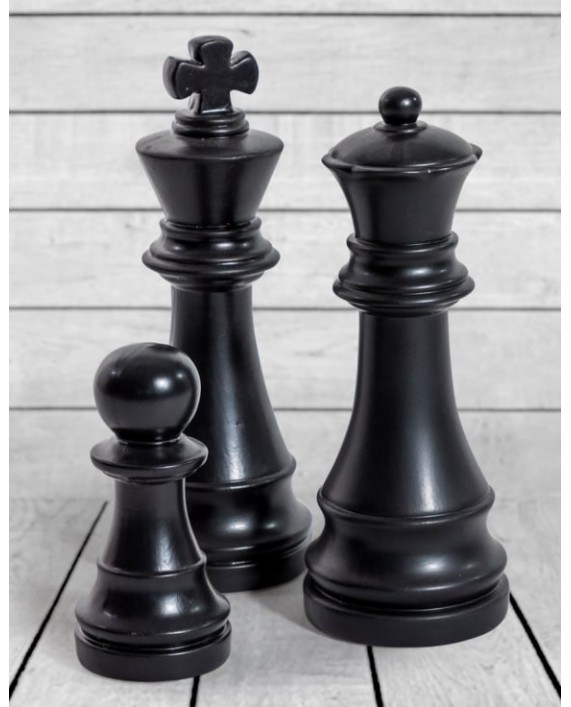 Šachmatų figūra "King Mat Black" Šachmatų figūra "King Mat Black"