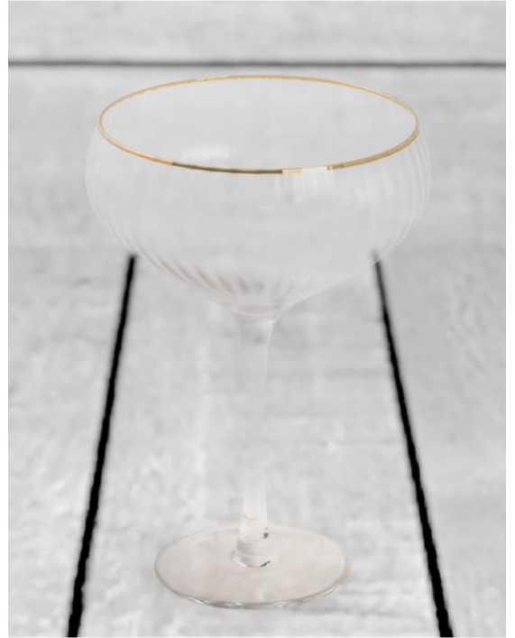 Šampano taurės "Coupe glod" (6vnt) Šampano taurės "Coupe glod" (6vnt)
