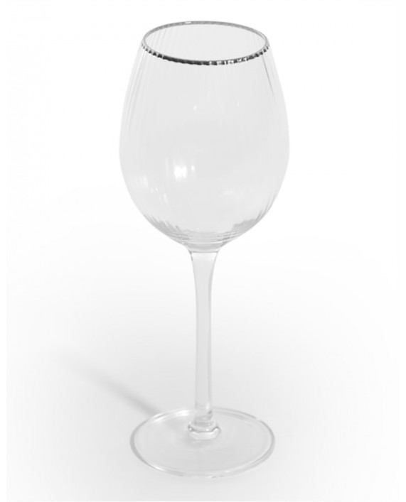 Vyno taurės "Traditional Silver" (6vnt)