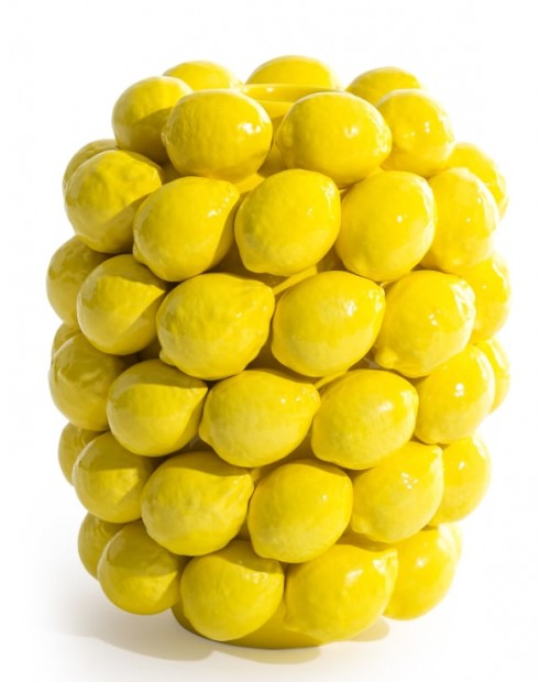 Rankų darbo keraminė vaza su citrinomis „Multi lemon“ Rankų darbo keraminė vaza su citrinomis „Multi lemon“