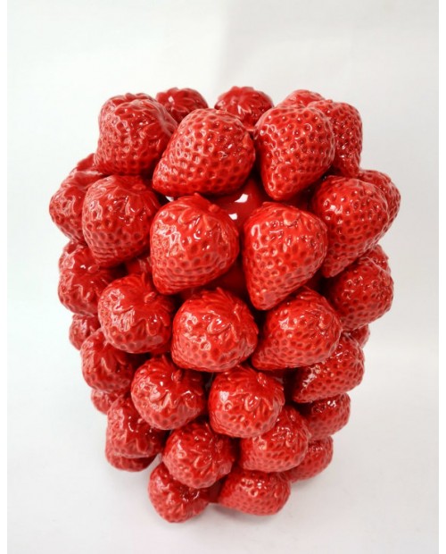 Rankų darbo keraminė vaza su braškėmis „Multi Strawberry“ Rankų darbo keraminė vaza su braškėmis „Multi Strawberry“