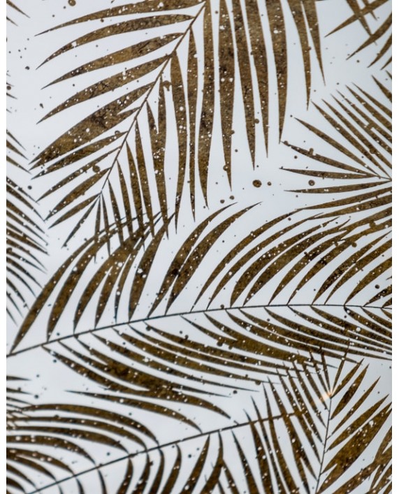 Dekoratyvinis skaidrus padėklas "TROPICAL LEAF"