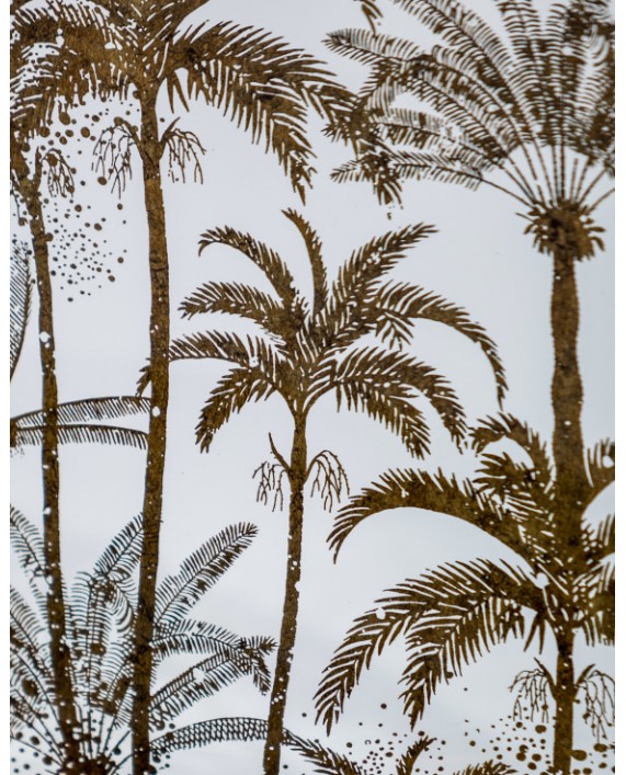 Dekoratyvinis skaidrus padėklas „Palm Tree“