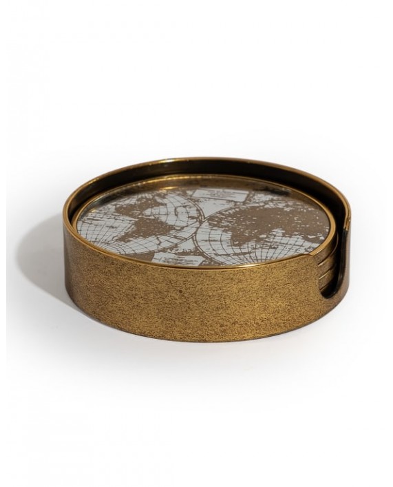 Maži stalo padėkliukai "World Map" 4vnt