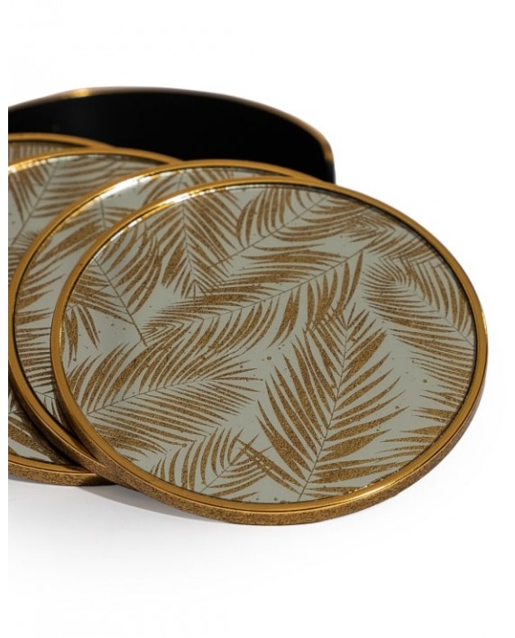 Maži stalo padėkliukai "TROPICAL LEAF" 4vnt
